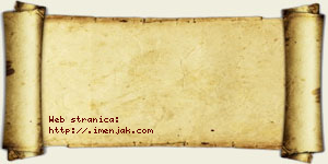 Jovana Rogić vizit kartica